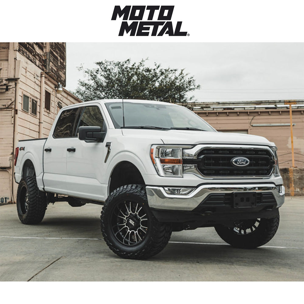 トヨタ ランドクルーザー用 モトメタル レガシー 20x9J ET 20 フロント、リア グロスブラックマシンド ホイール４本セット　Fuel LEGACY 20X9 6X135/5.5 106 +20 G-BLK-MCH (消費税、送料込み)