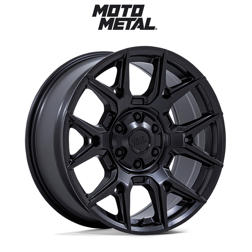 トヨタ ランドクルーザー用 モトメタル メイソン 22x9J ET 24 フロント、リア マットブラック ホイール４本セット　Fuel MASON 22X9 6X135/5.5 95 +24 M-BLK (消費税、送料込み)