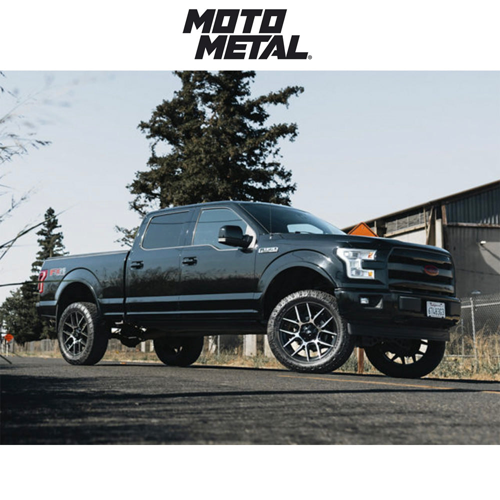 トヨタ ランドクルーザー用 モトメタル メイソン 22x9J ET 24 フロント、リア マットブラック ホイール４本セット　Fuel MASON 22X9 6X135/5.5 95 +24 M-BLK (消費税、送料込み)