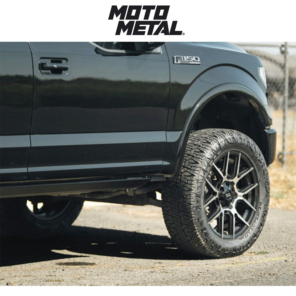 トヨタ ランドクルーザー用 モトメタル メイソン 22x9J ET 24 フロント、リア マットブラック ホイール４本セット　Fuel MASON 22X9 6X135/5.5 95 +24 M-BLK (消費税、送料込み)