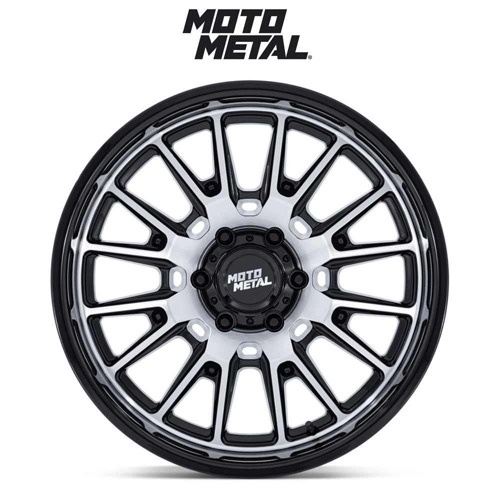 トヨタ ランドクルーザー用 モトメタル テクトン 20x9J ET 20 フロント、リア グロスブラック マシンドフェイス ホイール４本セット　Fuel TEKTON 20X9 6X5.5 106 +20 G-BLK-MCH (消費税、送料込み)