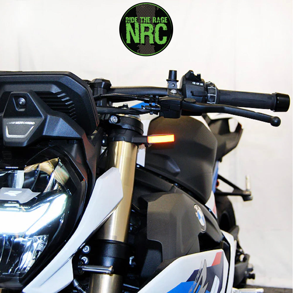 ２０２１年から現行年式モデル ＢＭＷ Ｓ１０００Ｒ用 NRC ニューレイジサイクル LEDフロントターンシグナルキット BMW S1000R FRONT TURN SIGNALS (2021-PRESENT) (送料無料)