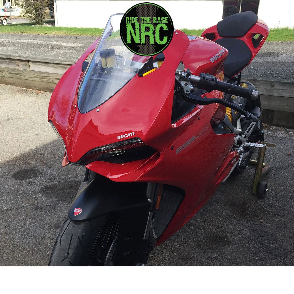２０１１年から２０１４年式モデル ＤＵＣＡＴＩ １１９９パニガーレＳ用 NRC ニューレイジサイクル LEDフロントターンシグナルキット DUCATI 1199 PANIGALE MIRROR BLOCK OFF TURN SIGNALS (2011 - 2014) (送料無料)