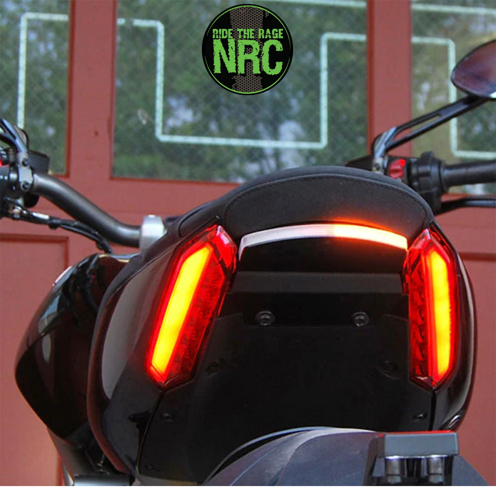 ２０１６年から現行年式モデル ＤＵＣＡＴＩ Ｘディアベル用 NRC ニューレイジサイクル リアターンシグナルキット DUCATI XDIAVEL REAR TURN SIGNALS (2016 - PRESENT) (送料無料)