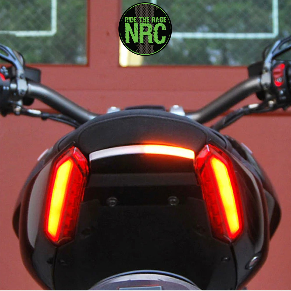 ２０１６年から現行年式モデル ＤＵＣＡＴＩ Ｘディアベル用 NRC ニューレイジサイクル リアターンシグナルキット DUCATI XDIAVEL REAR TURN SIGNALS (2016 - PRESENT) (送料無料)