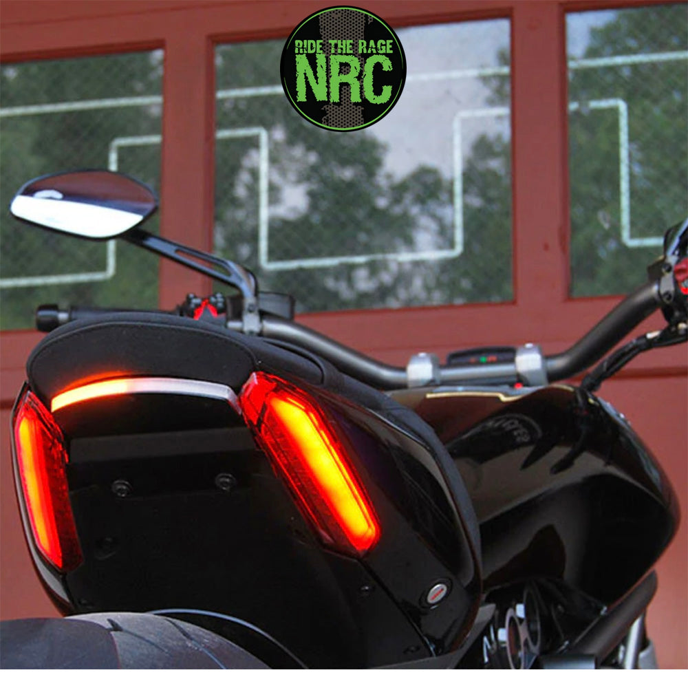 ２０１６年から現行年式モデル ＤＵＣＡＴＩ Ｘディアベル用 NRC ニューレイジサイクル リアターンシグナルキット DUCATI XDIAVEL REAR TURN SIGNALS (2016 - PRESENT) (送料無料)