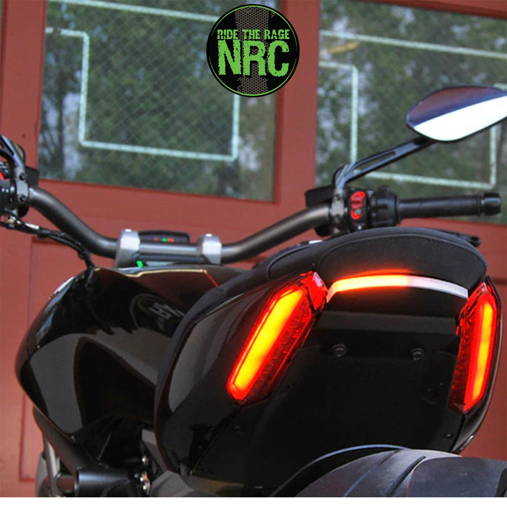 ２０１６年から現行年式モデル ＤＵＣＡＴＩ Ｘディアベル用 NRC ニューレイジサイクル リアターンシグナルキット DUCATI XDIAVEL REAR TURN SIGNALS (2016 - PRESENT) (送料無料)