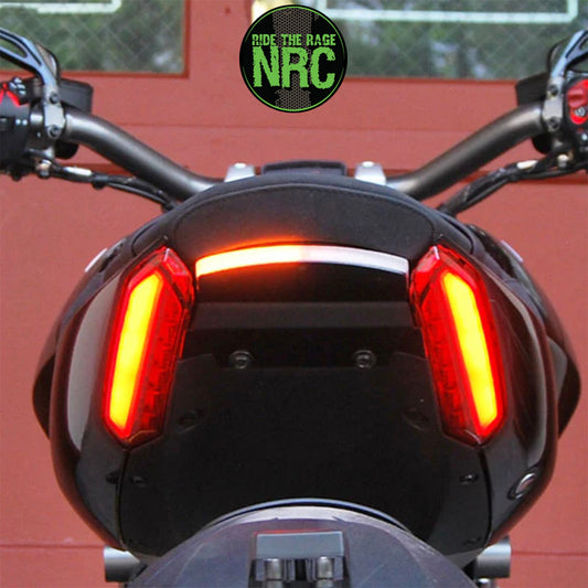 ２０１６年から現行年式モデル ＤＵＣＡＴＩ Ｘディアベル用 NRC ニューレイジサイクル リアターンシグナルキット DUCATI XDIAVEL REAR TURN SIGNALS (2016 - PRESENT) (送料無料)