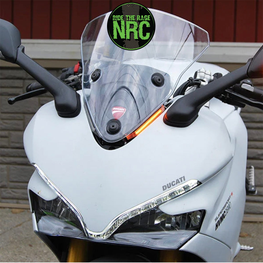 ２０１７年から現行年式モデル ＤＵＣＡＴＩ スーパースポーツＳ用 NRC ニューレイジサイクル LEDフロントターンシグナルキット DUCATI SUPERSPORT 939 FRONT SIGNALS (2017 - PRESENT) (送料無料)