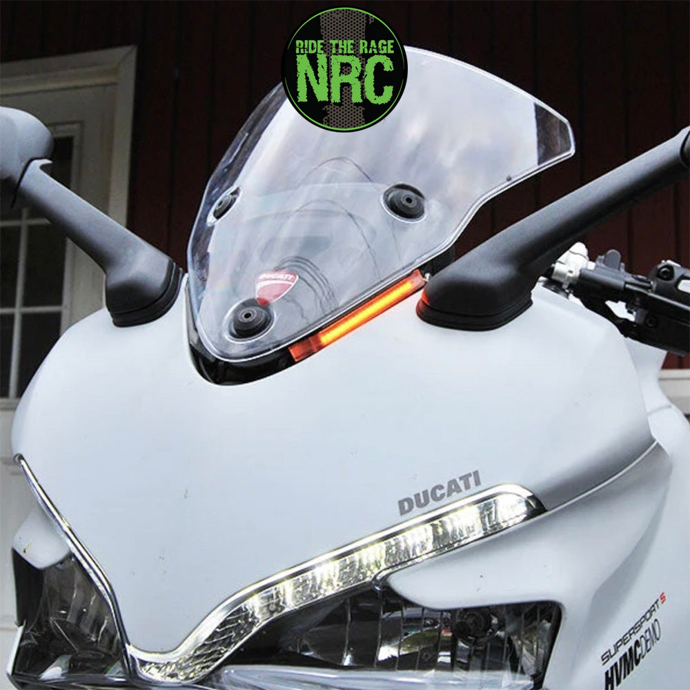 ２０１７年から現行年式モデル ＤＵＣＡＴＩ スーパースポーツＳ用 NRC ニューレイジサイクル LEDフロントターンシグナルキット DUCATI SUPERSPORT 939 FRONT SIGNALS (2017 - PRESENT) (送料無料)