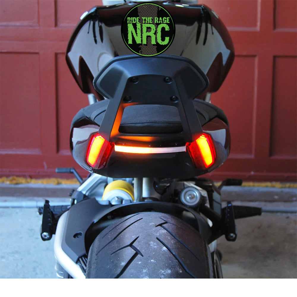 ２０１６年から現行年式モデルＤＵＣＡＴＩ Ｘディアベル(バックレスト付き)用 NRC ニューレイジサイクル リアターンシグナルキット DUCATI XDIAVEL REAR TURN SIGNALS (BACKREST) (2016 - PRESENT) (送料無料)