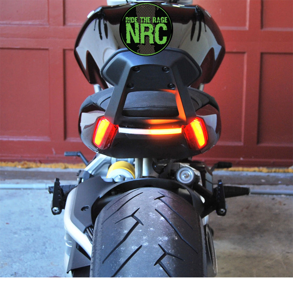 ２０１６年から現行年式モデルＤＵＣＡＴＩ Ｘディアベル(バックレスト付き)用 NRC ニューレイジサイクル リアターンシグナルキット DUCATI XDIAVEL REAR TURN SIGNALS (BACKREST) (2016 - PRESENT) (送料無料)