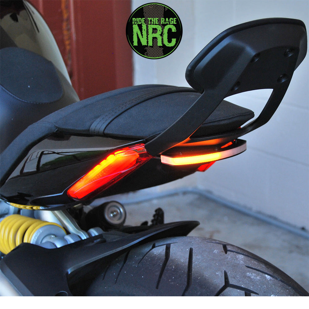 ２０１６年から現行年式モデルＤＵＣＡＴＩ Ｘディアベル(バックレスト付き)用 NRC ニューレイジサイクル リアターンシグナルキット DUCATI XDIAVEL REAR TURN SIGNALS (BACKREST) (2016 - PRESENT) (送料無料)