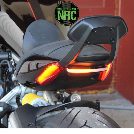 ２０１６年から現行年式モデルＤＵＣＡＴＩ Ｘディアベル(バックレスト付き)用 NRC ニューレイジサイクル リアターンシグナルキット DUCATI XDIAVEL REAR TURN SIGNALS (BACKREST) (2016 - PRESENT) (送料無料)