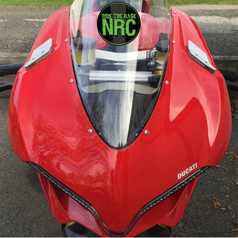 ２０１６年から２０１９年式モデル ＤＵＣＡＴＩ ９５９パニガーレ用 NRC ニューレイジサイクル LEDフロントターンシグナルキット DUCATI 959 PANIGALE MIRROR BLOCK OFF TURN SIGNALS (2016 - 2019) (送料無料)
