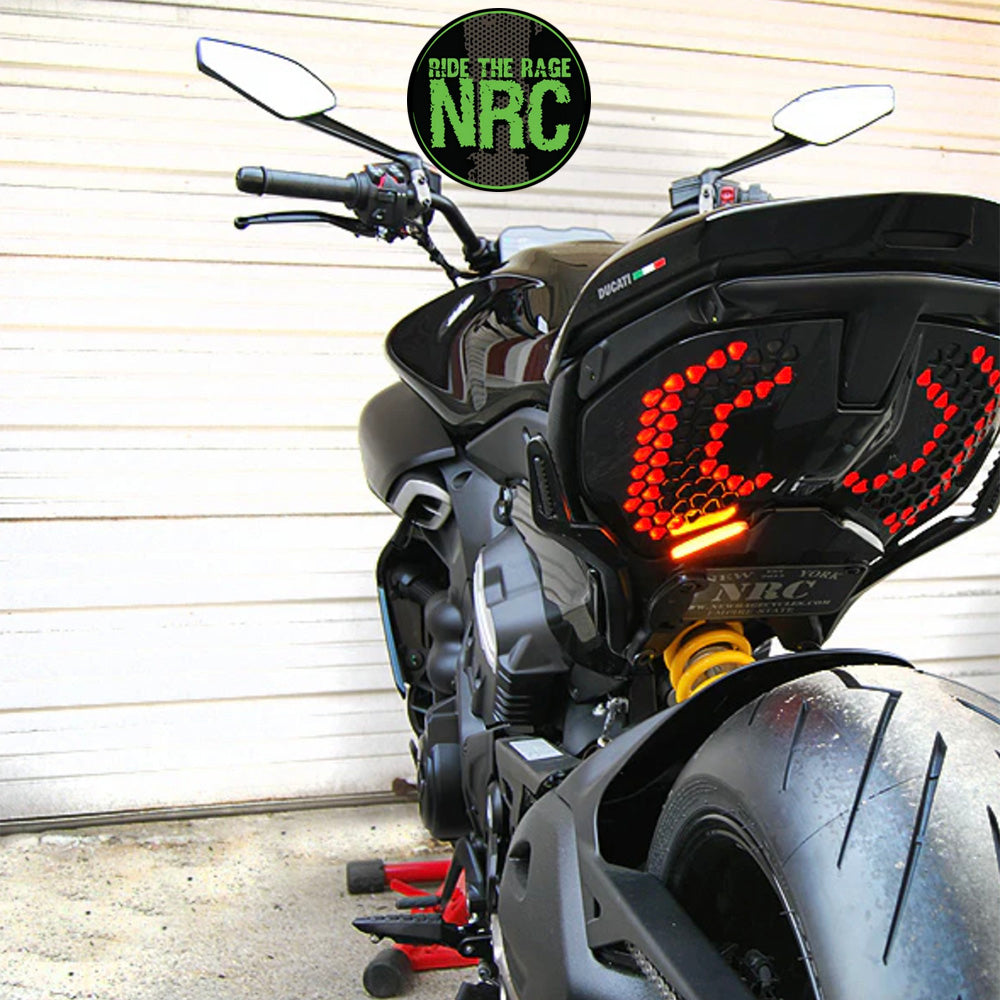 ２０２３年から現行年式モデルＤＵＣＡＴＩ ディアベルＶ４用 NRC ニューレイジサイクル フェンダーエリミネーターキット DUCATI DIAVEL V4 FENDER ELIMINATOR (2023 - PRESENT) (送料無料)