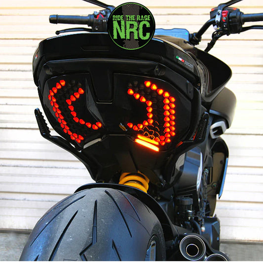 ２０２３年から現行年式モデル ＤＵＣＡＴＩ ディアベルＶ４用 NRC ニューレイジサイクル リアターンシグナルキット DUCATI DIAVEL V4 REAR TURN SIGNALS (2023 - PRESENT) (送料無料)
