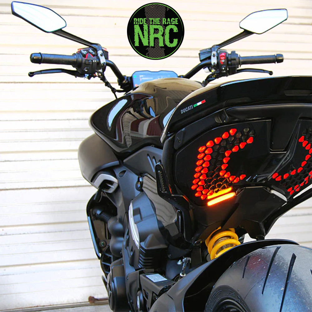 ２０２３年から現行年式モデル ＤＵＣＡＴＩ ディアベルＶ４用 NRC ニューレイジサイクル リアターンシグナルキット DUCATI DIAVEL V4 REAR TURN SIGNALS (2023 - PRESENT) (送料無料)
