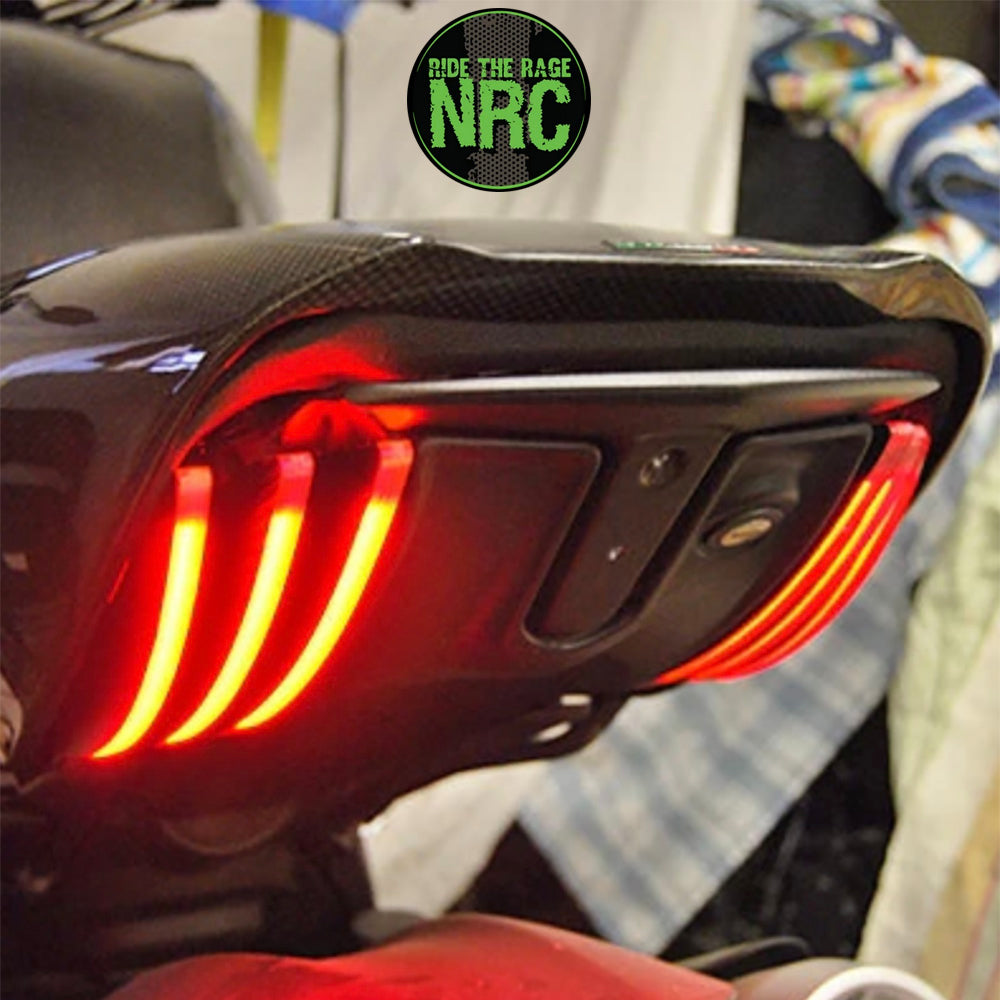 ２０１０年から２０１９年式モデル ＤＵＣＡＴＩ ディアベル用 NRC ニューレイジサイクル リアターンシグナルキット EUモデル DUCATI DIAVEL REAR TURN SIGNALS (2010 - 2019) (送料無料)