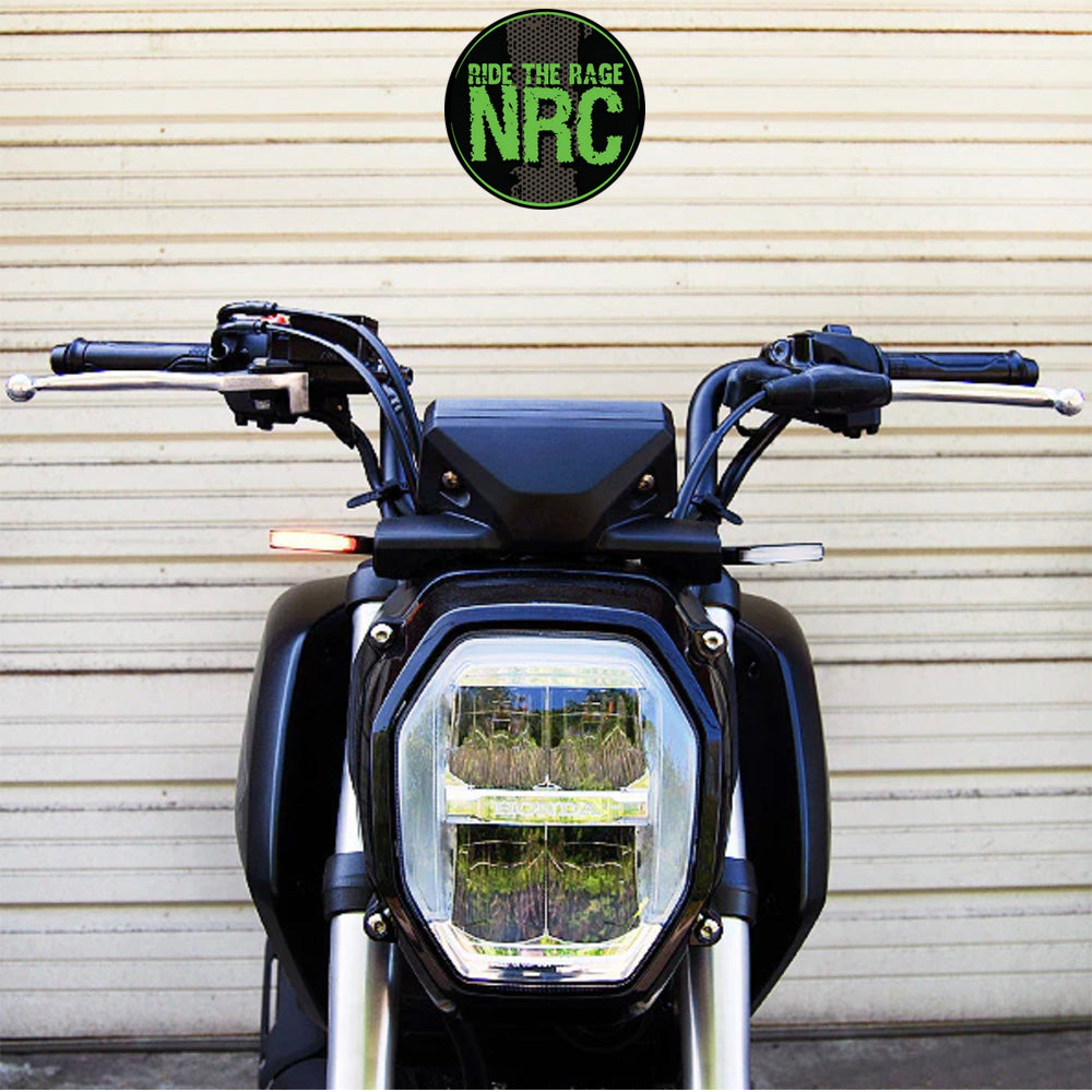 ２０２１年から現行年式モデル ホンダ グロム 用 NRC ニューレイジサイクル LEDフロントターンシグナルキット HONDA GROM FRONT SIGNALS (2021 - PRESENT) (送料無料)