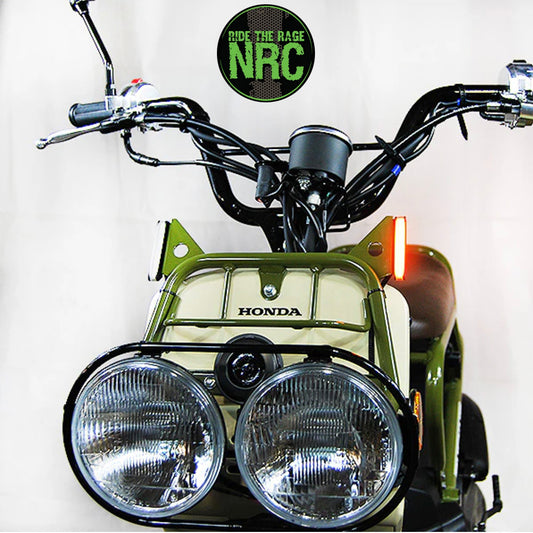 ２００３年から現行年式モデル ホンダ ズーマー用 NRC ニューレイジサイクル LEDフロントターンシグナルキット HONDA RUCKUS FRONT TURN SIGNALS (2003-PRESENT) (送料無料)