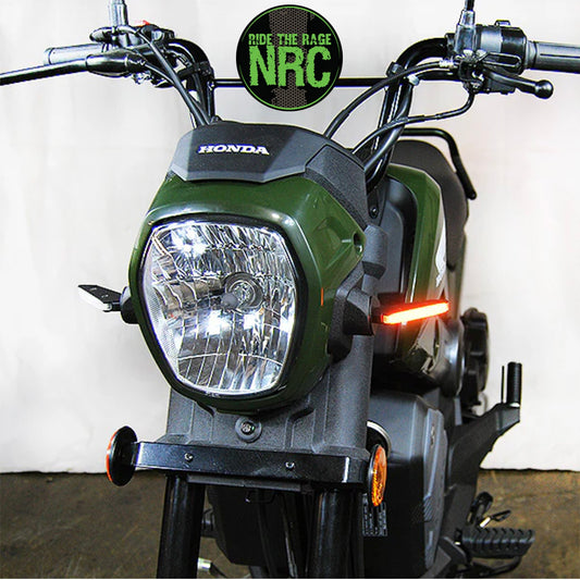 ２０２２年から現行年式モデル ホンダ ＮＡＶＩ１１０用 NRC ニューレイジサイクル LEDフロントターンシグナルキット HONDA NAVI FRONT TURN SIGNALS (2022-PRESENT) (送料無料)