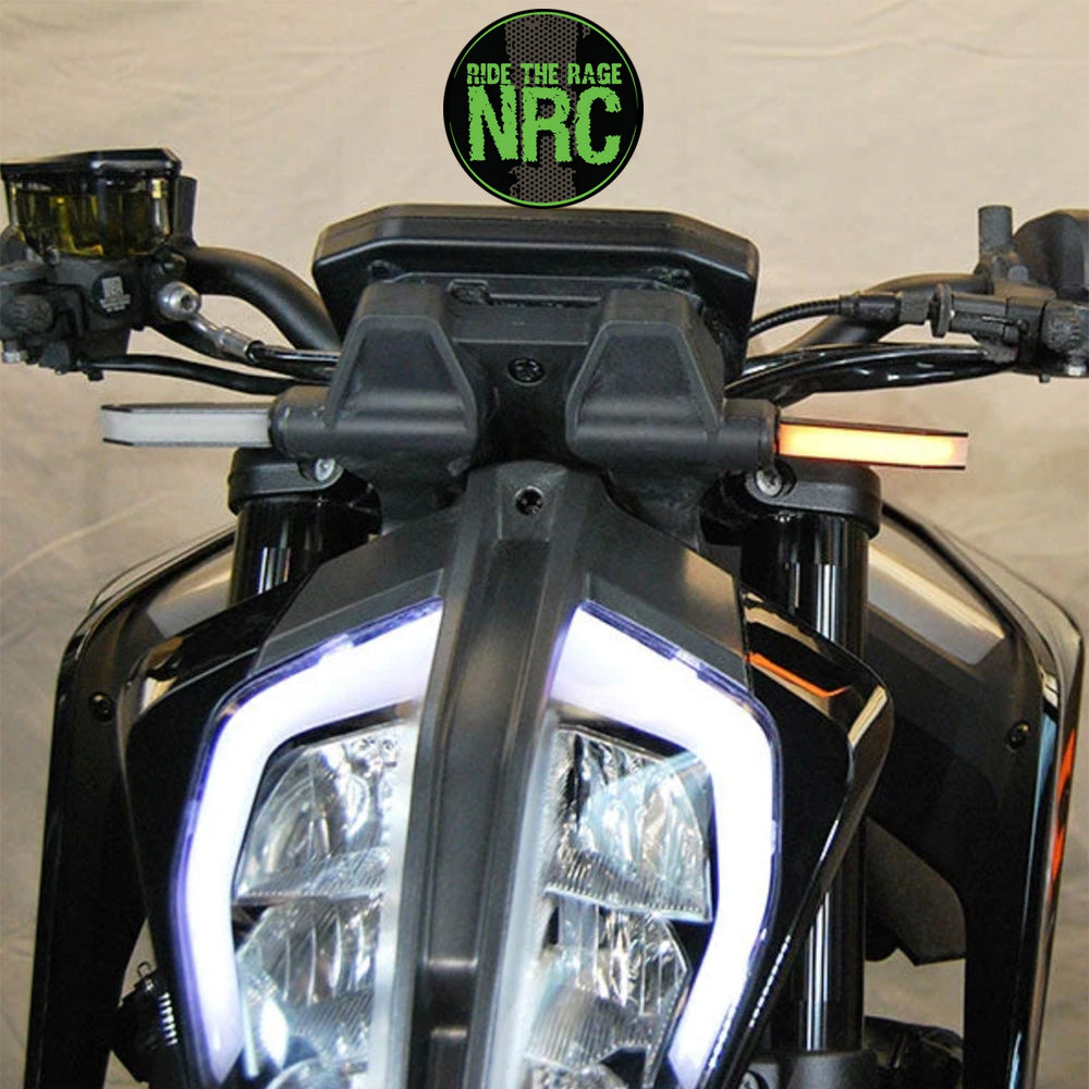 ２０１８年から現行年式モデル ＫＴＭ　８９０デューク用 NRC ニューレイジサイクル LEDフロントターンシグナルキット KTM 790/890 DUKE FRONT TURN SIGNALS (2018 - PRESENT) (送料無料)