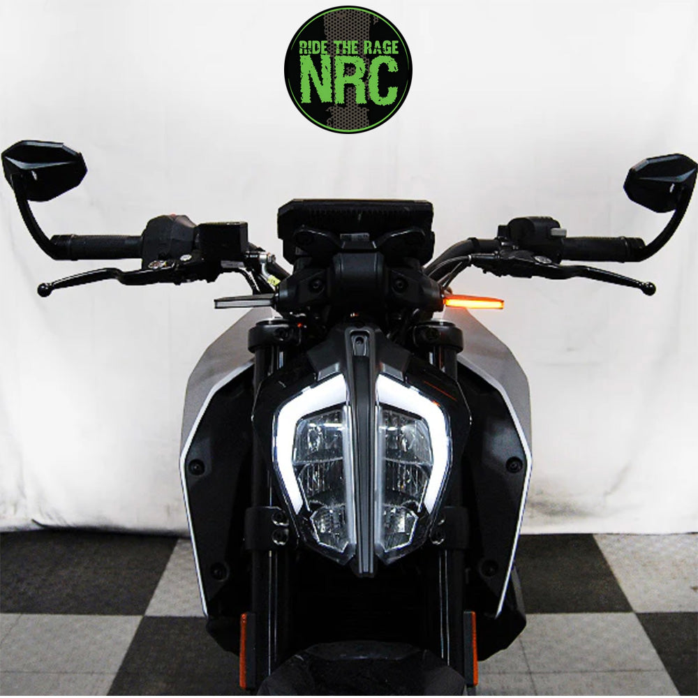 ２０１７年から２０２２年式モデル ＫＴＭ　３９０デューク用 NRC ニューレイジサイクル LEDフロントターンシグナルキット KTM 390 DUKE FRONT TURN SIGNALS (2017-2022) (送料無料)