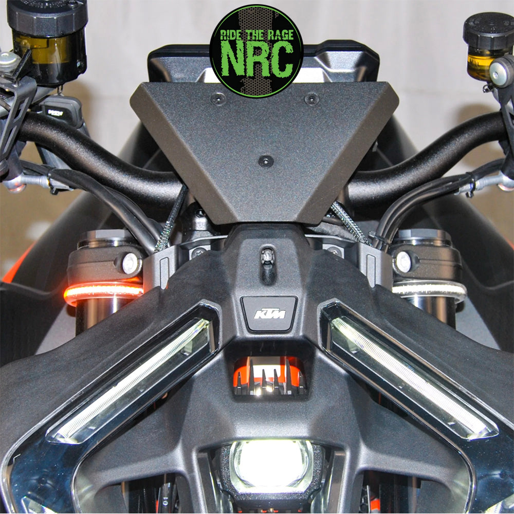 ２０２４年から現行年式モデル ＫＴＭ　１３９０スーパーデュークＲエボ用 NRC ニューレイジサイクル LEDフロントターンシグナルキット KTM 1390 SUPER DUKE FRONT TURN SIGNALS (2024-PRESENT) (送料無料)