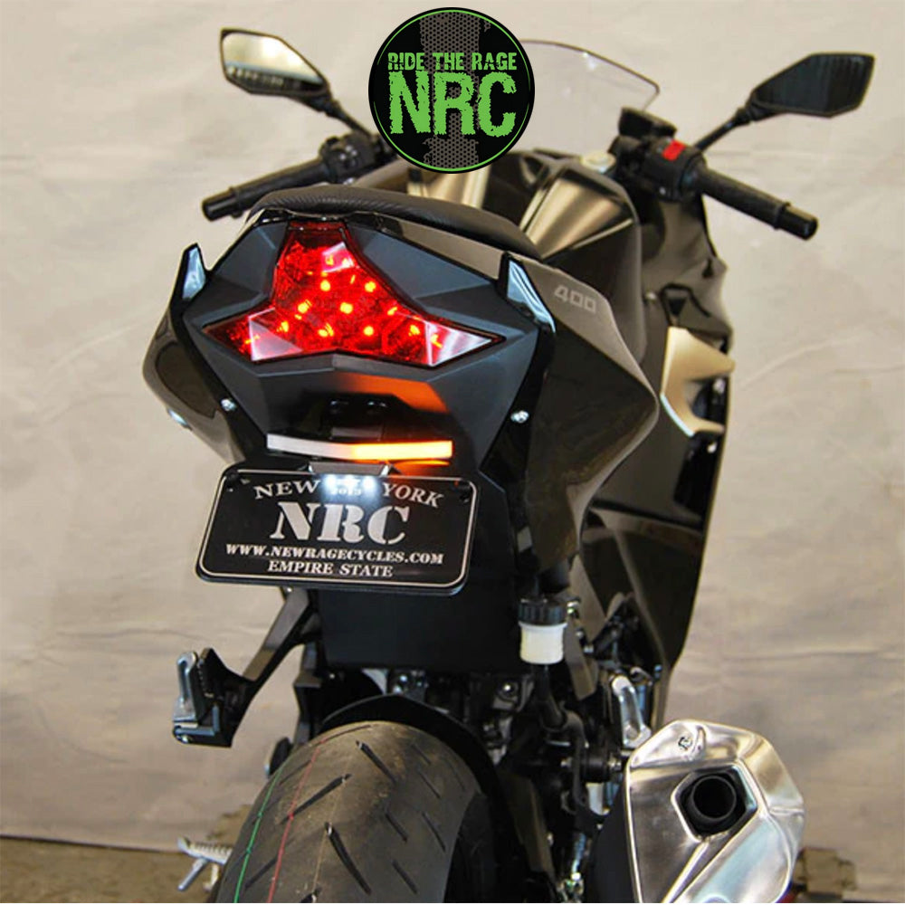 ２０１８年から２０２４年式モデル カワサキ Ｎｉｎｊａ　４００用 NRC ニューレイジサイクル フェンダーエリミネーターキット KAWASAKI NINJA 400 FENDER ELIMINATOR (2018 - 2024) (送料無料)