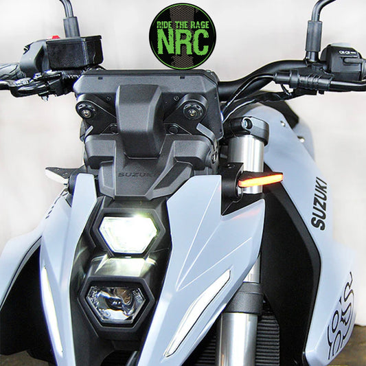 ２０２３年から現行年式モデル スズキ ＧＳＸ－８Ｒ用 NRC ニューレイジサイクル LEDフロントターンシグナルキット SUZUKI GSX-8S/R FRONT TURN SIGNALS (2023 - PRESENT) (送料無料)