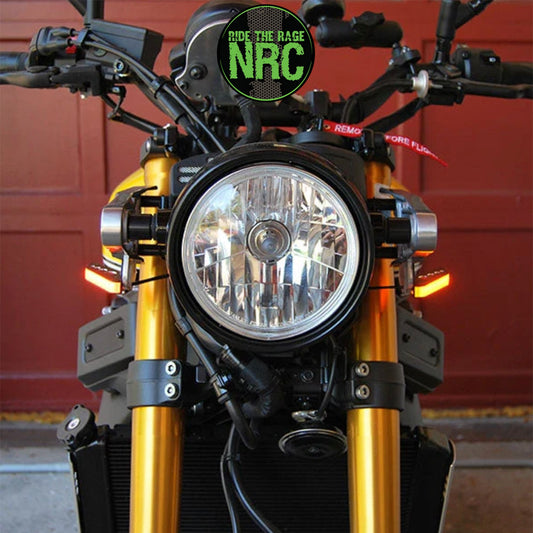 ２０１６年から２０２１年式モデル ヤマハ ＸＳＲ９００用 NRC ニューレイジサイクル LEDフロントターンシグナルキット YAMAHA XSR 900 FRONT TURN SIGNALS (2016-2021) (送料無料)