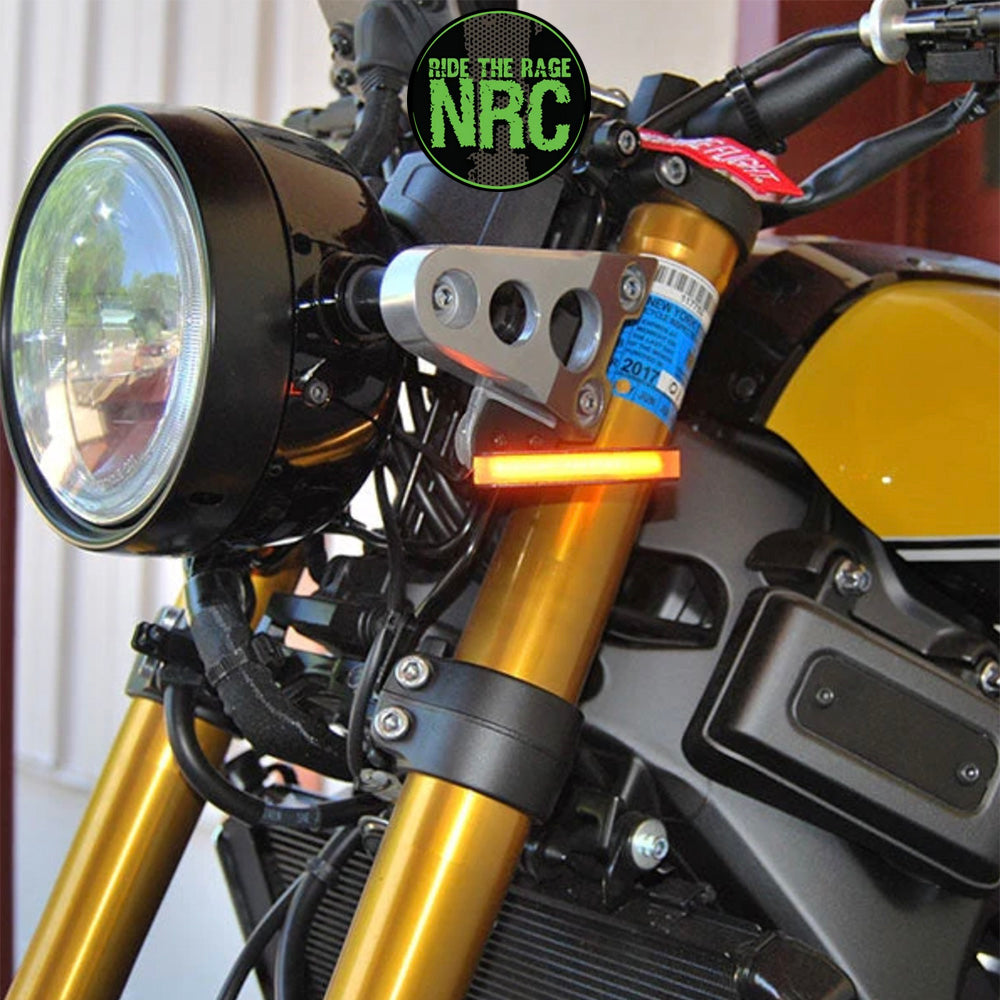 ２０１６年から２０２１年式モデル ヤマハ ＸＳＲ９００用 NRC ニューレイジサイクル LEDフロントターンシグナルキット YAMAHA XSR 900 FRONT TURN SIGNALS (2016-2021) (送料無料)