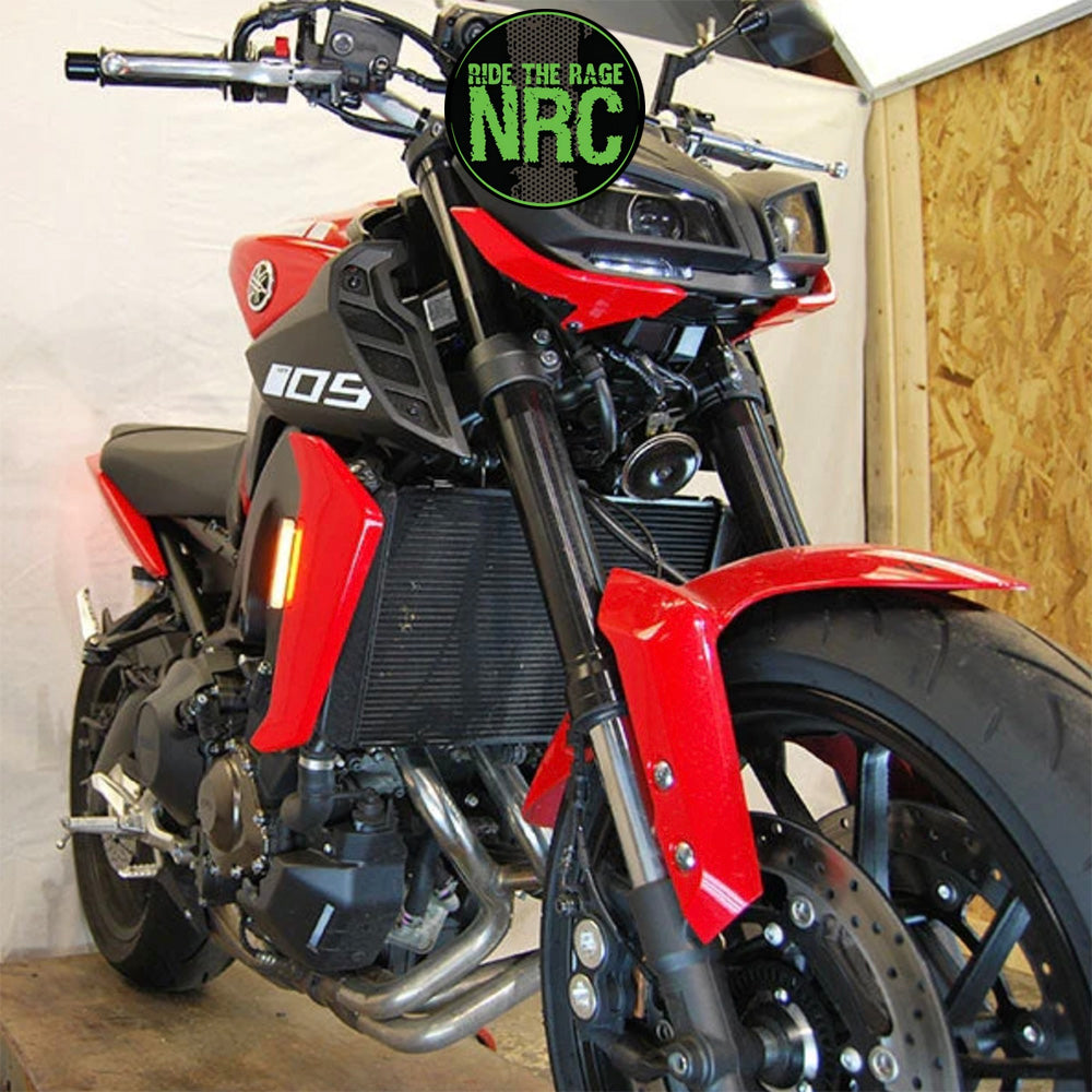 ２０１７年から２０２０年式モデル ヤマハ ＭＴ－０９用 NRC ニューレイジサイクル LEDフロントターンシグナルキット YAMAHA MT-09 FRONT TURN SIGNALS (2017-2020) (送料無料)