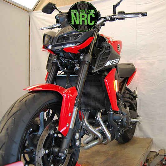 ２０１７年から２０２０年式モデル ヤマハ ＭＴ－０９用 NRC ニューレイジサイクル LEDフロントターンシグナルキット YAMAHA MT-09 FRONT TURN SIGNALS (2017-2020) (送料無料)