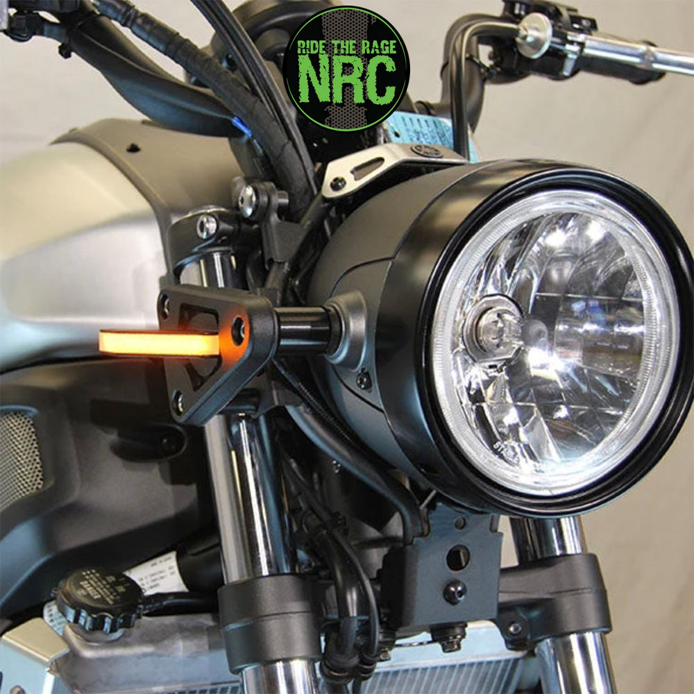 ２０１６年から２０２１年式モデル ヤマハ ＸＳＲ７００用 NRC ニューレイジサイクル LEDフロントターンシグナルキット YAMAHA XSR 700 FRONT TURN SIGNALS ( 2016 - PRESENT) (送料無料)