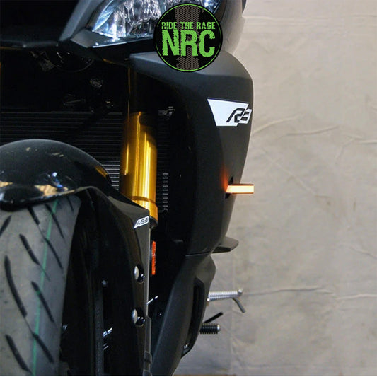 ２０１９年から２０２４年式モデル ヤマハ ＹＺＦ－Ｒ３用 NRC ニューレイジサイクル LEDフロントターンシグナルキット (ミラーカバー付き) YAMAHA R3 FRONT TURN SIGNALS (2019 - 2024) (送料無料)