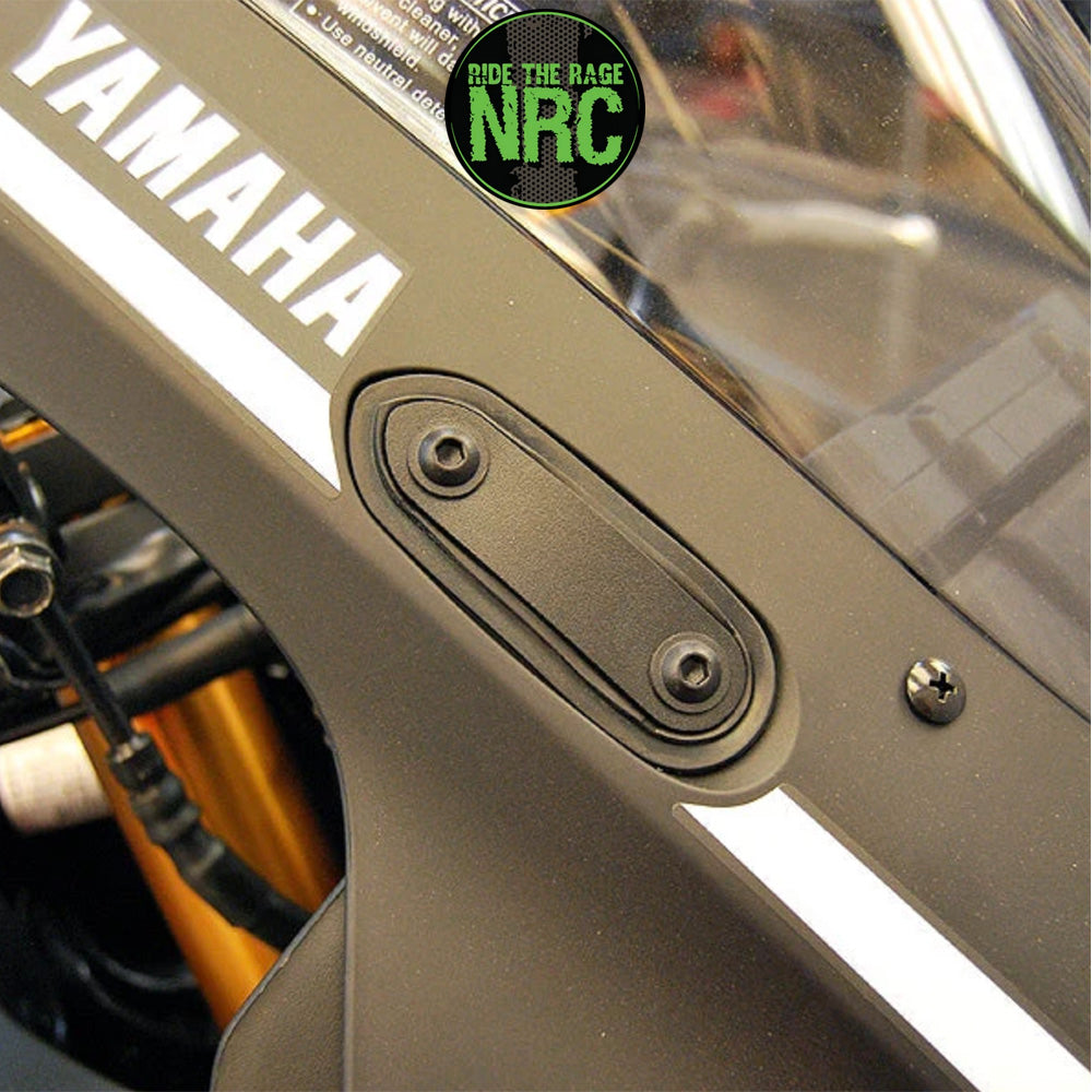 ２０１９年から２０２４年式モデル ヤマハ ＹＺＦ－Ｒ３用 NRC ニューレイジサイクル LEDフロントターンシグナルキット (ミラーカバー付き) YAMAHA R3 FRONT TURN SIGNALS (2019 - 2024) (送料無料)