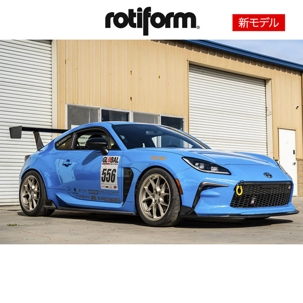 トヨタ ＧＲ８６ (Toyota GR86)用 ロティフォーム LTN-J 18x9.5J ET 38 フロント、リア マットシルバーホイール４本セット　Rotiform LTN-J 18X9.5 5X100 56 +38 M-SLV (消費税、送料込み)