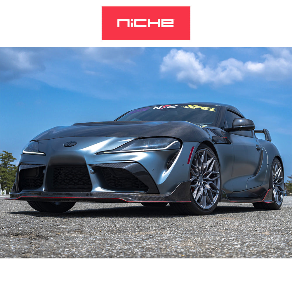 トヨタ GR スープラ (Toyota GR Supra)用 ニッチ カラブリア５ 20x9J ET 20 フロント 20x10.5J ET 38 リア マットガンメタル ホイール４本セット Niche CALABRIA 5 20X9 5X112 66 +20 M-GNMTL / CALABRIA 5 20X10.5 5X112 66 +38 M-GNMTL (送料無料)