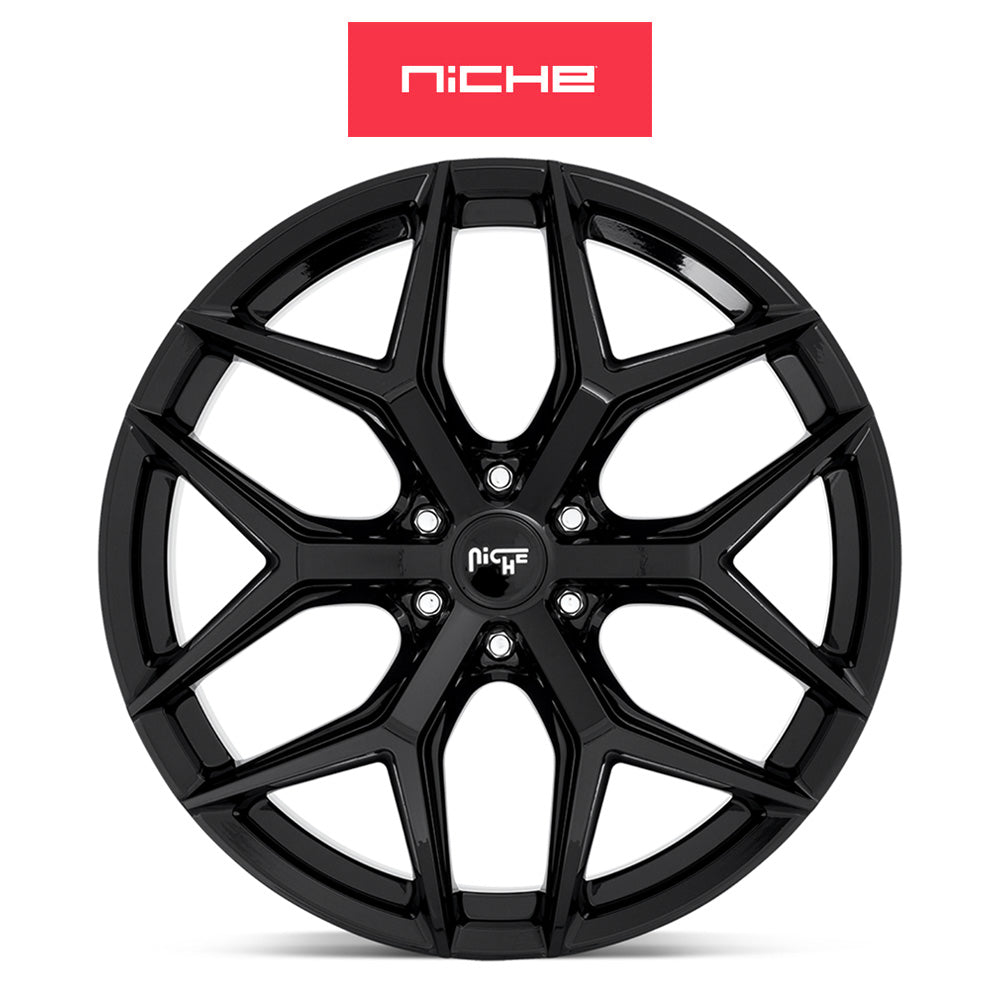 トヨタ ランドクルーザー用 ニッチ ヴァイス SUV 20x9J ET 30 フロント、リア グロスブラック ホイール４本セット　Niche VICE SUV 20X9 6X5.5 106.1 BL +30 (消費税、送料込み)