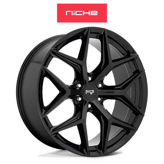 トヨタ ランドクルーザー用 ニッチ ヴァイス SUV 20x9J ET 30 フロント、リア グロスブラック ホイール４本セット　Niche VICE SUV 20X9 6X5.5 106.1 BL +30 (消費税、送料込み)