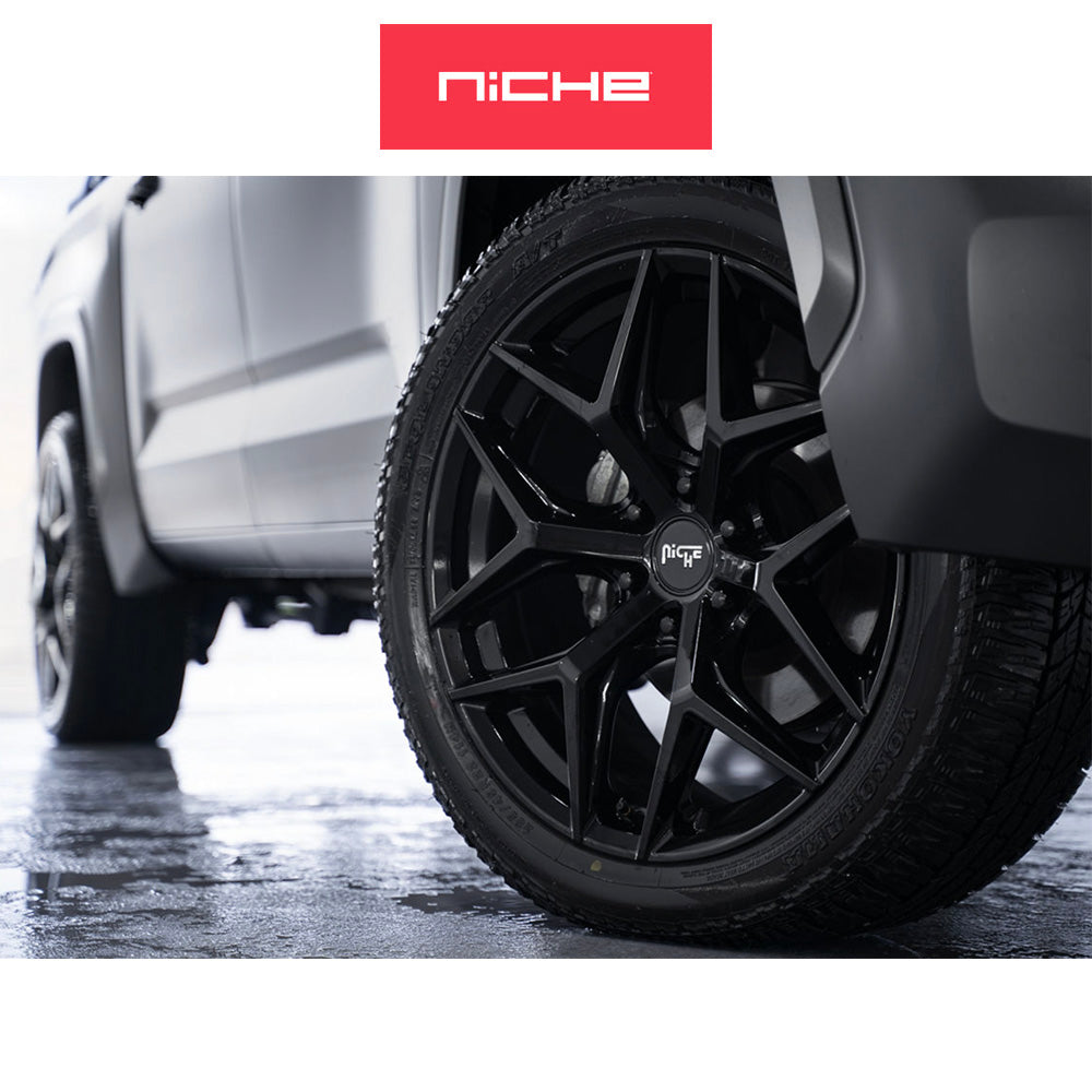 トヨタ ランドクルーザー用 ニッチ ヴァイス SUV 20x9J ET 30 フロント、リア グロスブラック ホイール４本セット　Niche VICE SUV 20X9 6X5.5 106.1 BL +30 (消費税、送料込み)