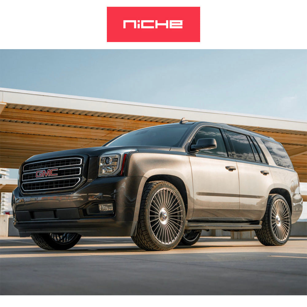 テスラモデル３用 ニッチ セリーン 20x9J ET 35 フロント、リア グロスチタンブラッシュド フリーフォームホイール４本セット (消費税、送料込み)
