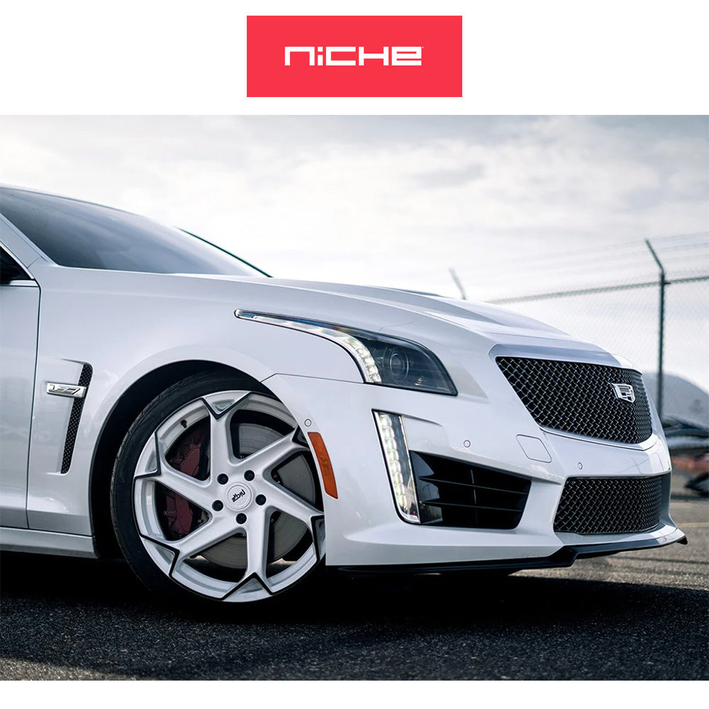 テスラモデルＹ用 ニッチ フラッシュ 20x10.5J ET 40 フロント、リア グロスホワイト／ブラック ホイール４本セット Niche FLASH 20X10.5 5X4.5 72 GWB 40MM (消費税、送料込み)