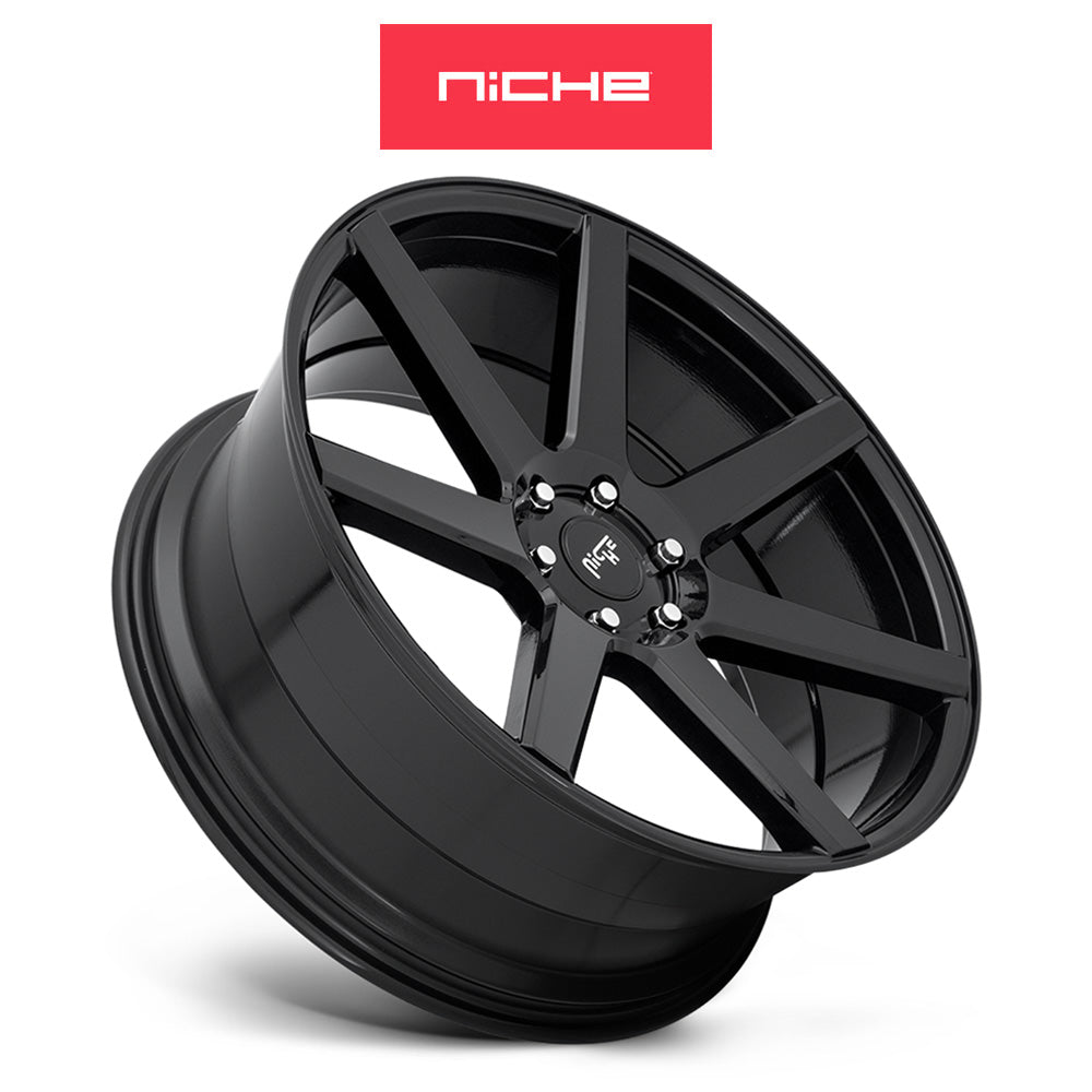 トヨタ ランドクルーザー用 ニッチ フューチャー 20x9.5J ET 30 フロント、リア グロスブラック ホイール４本セット　 Niche FUTURE 20X9.5 6X5.5 106.1 BL +30 (消費税、送料込み)