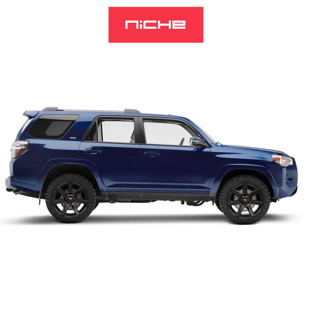 トヨタ ランドクルーザー用 ニッチ フューチャー 20x9.5J ET 30 フロント、リア グロスブラック ホイール４本セット　 Niche FUTURE 20X9.5 6X5.5 106.1 BL +30 (消費税、送料込み)