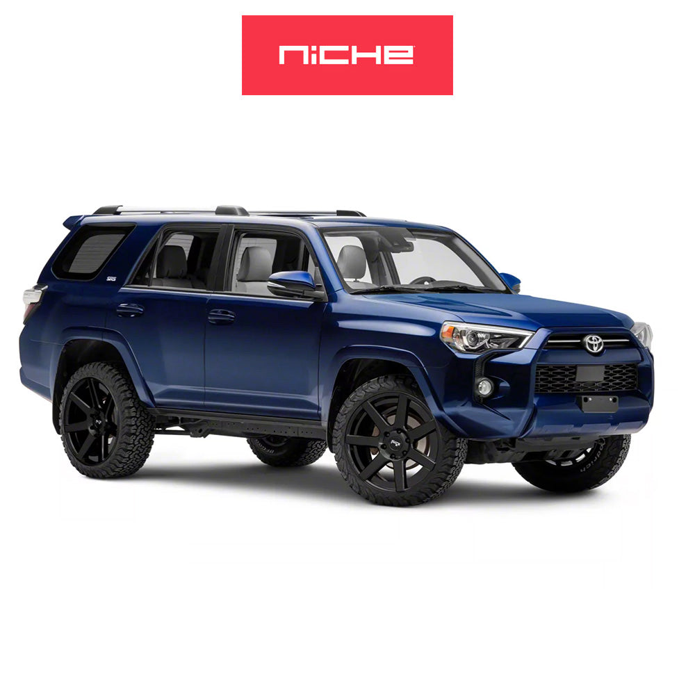 トヨタ ランドクルーザー用 ニッチ フューチャー 20x9.5J ET 30 フロント、リア グロスブラック ホイール４本セット　 Niche FUTURE 20X9.5 6X5.5 106.1 BL +30 (消費税、送料込み)