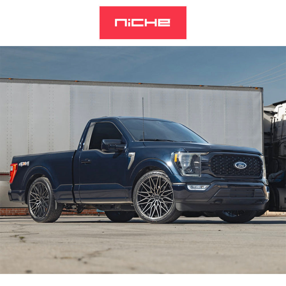 トヨタ ランドクルーザー用  ニッチ カラブリア６ 20x9.5J ET 30 フロント、リア マットブラック マシンド ダークティント ホイール４本セット　Niche CALABRIA 6 20X9.5 6X5.5 106 +30 MBLK-DT (消費税、送料込み)