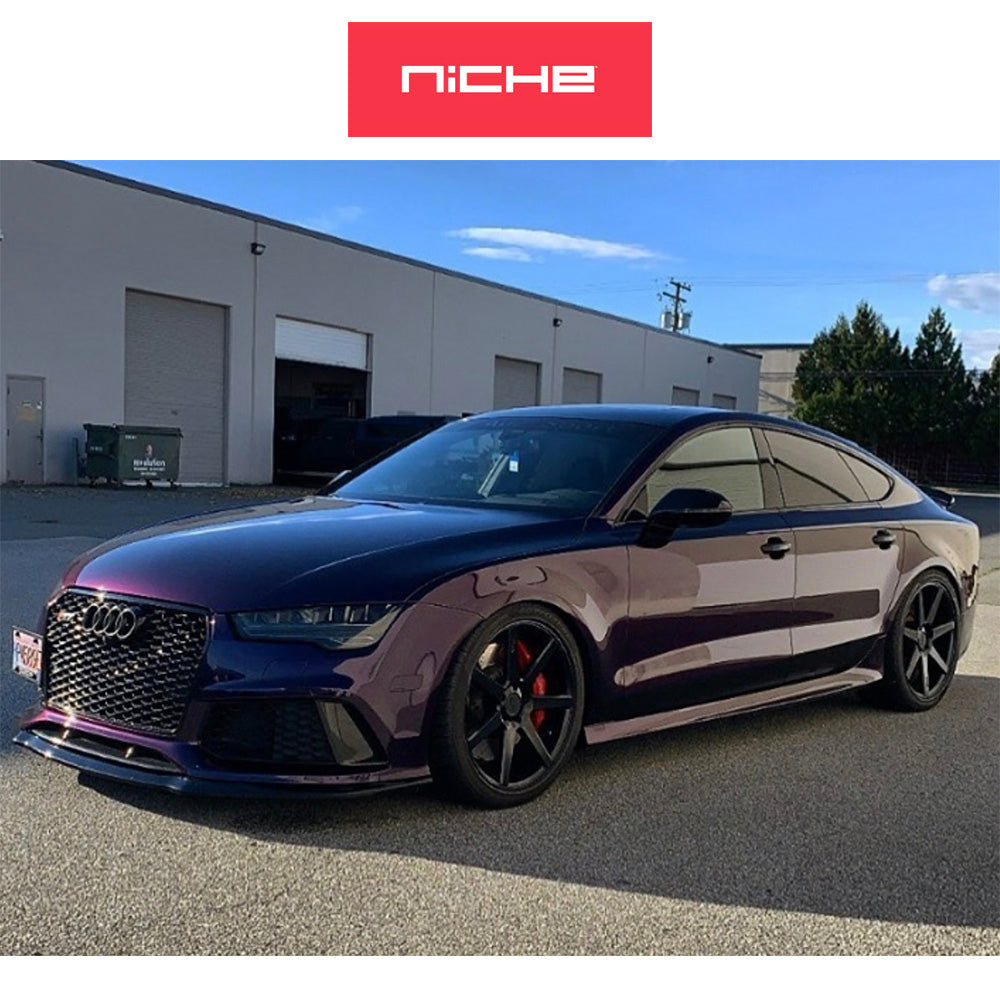 日産 ＧＴ－Ｒ用 ニッチ ヴェローナ 20x9J ET 35 フロント、20x10J ET 40 リア グロスブラック ホイール４本セット (消費税、送料込み)